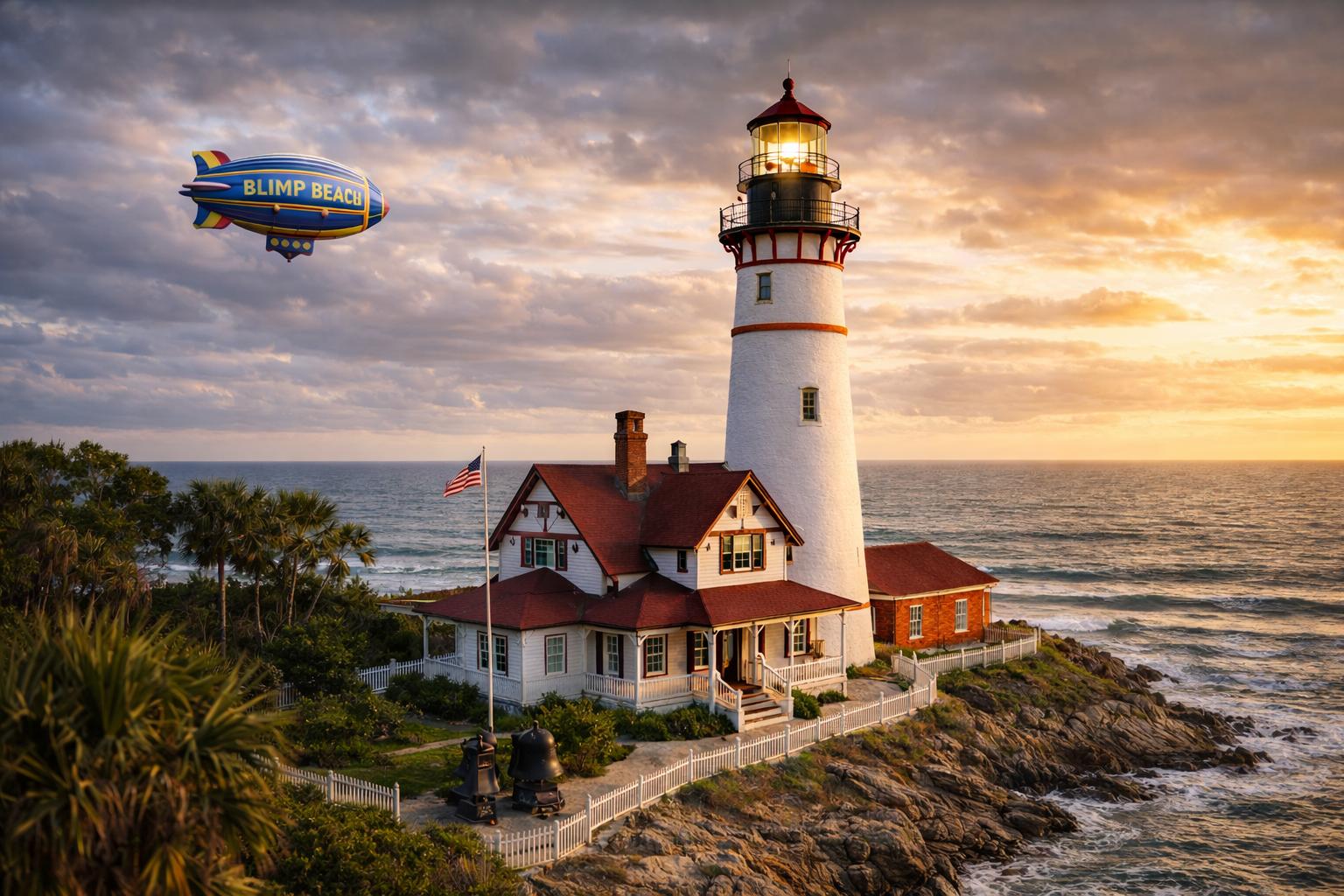 Signal Point Lighthouse - 1898 Victorian coastal lighthouse with 127 steps